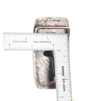 Retired James Avery Sterling silver Texas Longhorn belt buckle