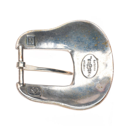 vintage Douglas Magnus - Heartline sterling silver 3/4" ranger belt buckle set