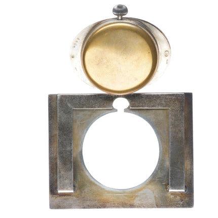 Antique Sterling silver Tiffany Co Travel 15J Concord Watch Company Travel Clock