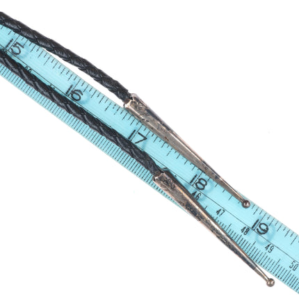 Vintage Southwestern/Navajo sterling silver Kokopelli bolo tie