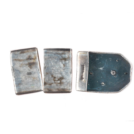 CR Southwestern sterling silver Native American ranger belt buckle set