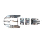 CR Southwestern sterling silver Native American ranger belt buckle set