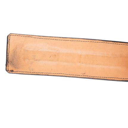 1940's Navajo turquoise/sterling silver butterfly concho belt mustache buckle