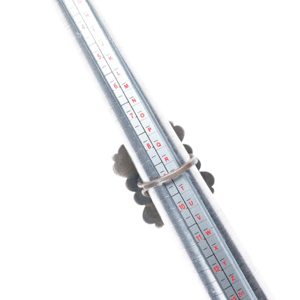 sz9 c1950's Zuni Ondelacy Family green turquoise cluster sterling silver ring