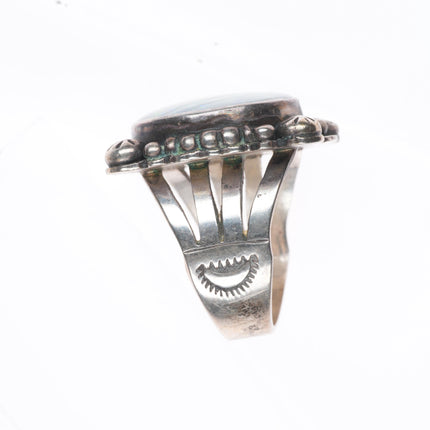 sz9 Benny Armijo (1937-2022) Navajo Opal ring in sterling silver