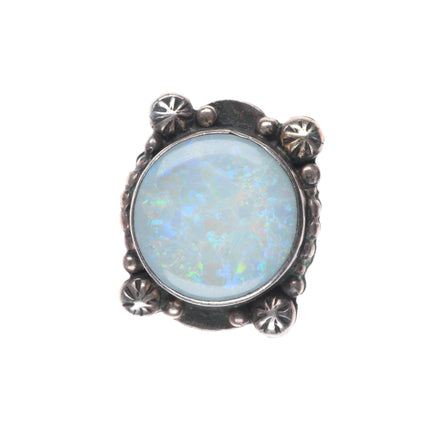 sz9 Benny Armijo (1937-2022) Navajo Opal ring in sterling silver