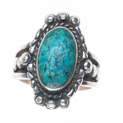 sz7.5 High grade turquoise Durango Silver Southwestern sterling silver ring