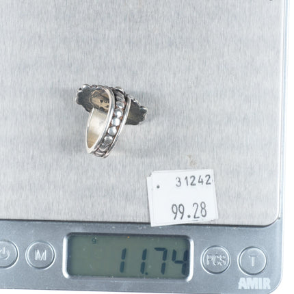 sz7.5 High grade turquoise Durango Silver Southwestern sterling silver ring