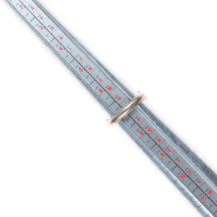 sz7 Benny Chapo Navajo vintage Morenci pyrite turquoise sterling silver ring