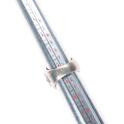 sz8.5 Vintage Navajo sterling silver turquoise 3 stone ring stamped sides