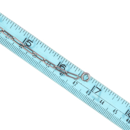 17" c1940's Navajo sterling silver high grade turquoise pendant necklace