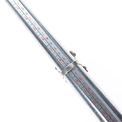 sz9 Vintage  NF Zuni sterling silver snake eye turquoise 18 stone ring