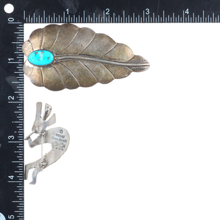 Vintage Native American/Southeastern sterling silver figural pin/brooch lot