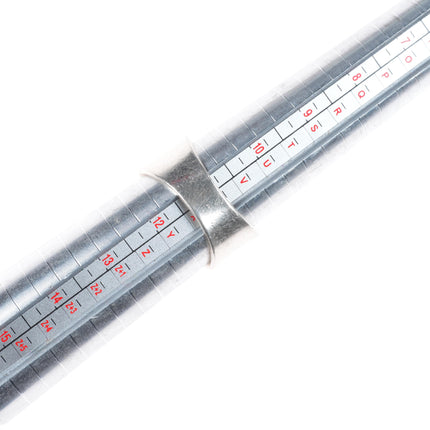 sz11.5 Norbert Peshlakai Navajo sterling silver petroglyph modernist ring