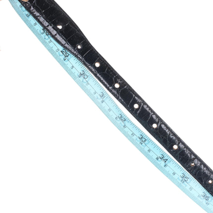 Barry Kieselstein Cord sterling silver moon & stars 3/4" ranger belt buckle set