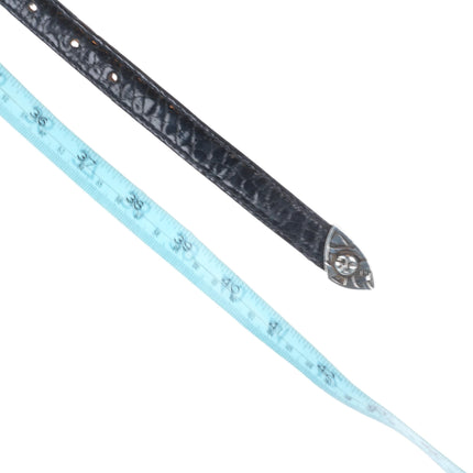 Barry Kieselstein Cord sterling silver moon & stars 3/4" ranger belt buckle set