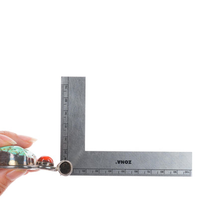 Vintage Navajo/southwestern sterling silver pendant collection lot turquoise