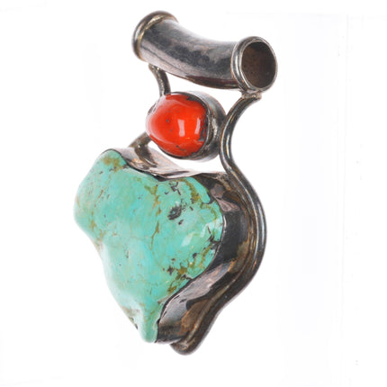 Vintage Navajo/southwestern sterling silver pendant collection lot turquoise