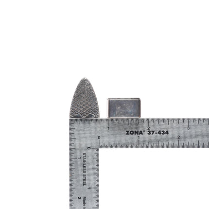 Delbert Saunders Navajo Sterling silver intricately stamped 3/4" ranger belt buckle set