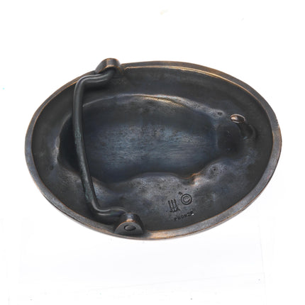 Vintage Retired James Avery Bronze Armadillo Belt buckle/box