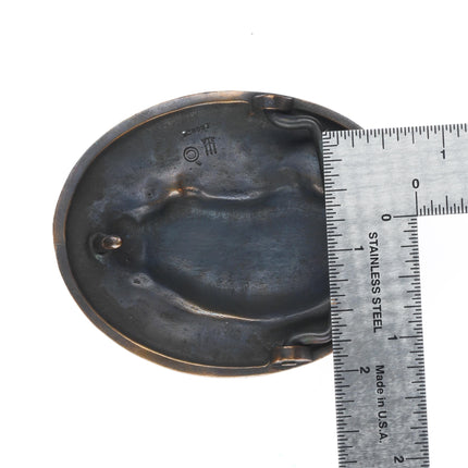 Vintage Retired James Avery Bronze Armadillo Belt buckle/box