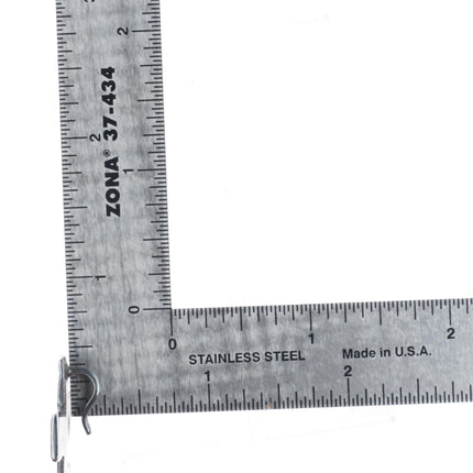 Vintage Navajo sterling silver Isleta cross pendant hand stamped