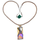 Howard Sice Hopi/Laguna Sterling silver/mixed metal copper pendant/necklace