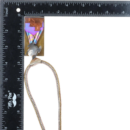 Howard Sice Hopi/Laguna Sterling silver/mixed metal copper pendant/necklace