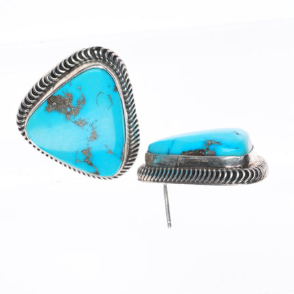 Vintage Native American/Southwestern sterling silver turquoise earrings