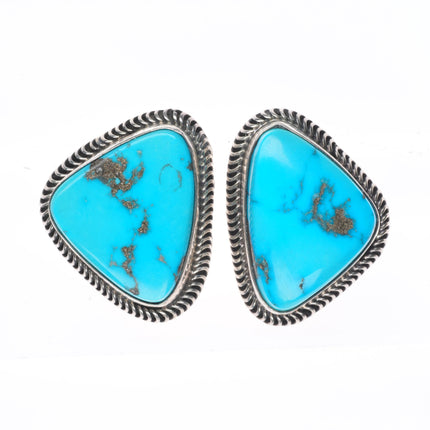 Vintage Native American/Southwestern sterling silver turquoise earrings