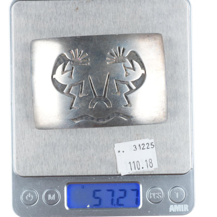 Vintage Hopi Silvercrafts Guild sterling silver Kokopelli belt buckle