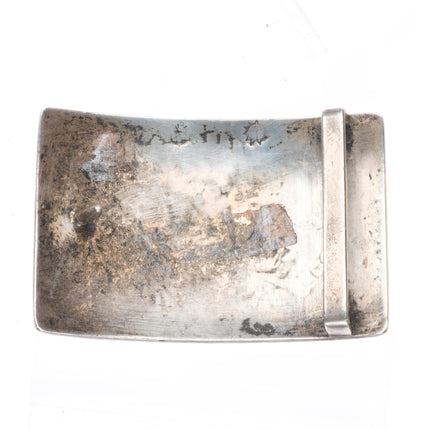 Vintage Hopi Silvercrafts Guild sterling silver Kokopelli belt buckle