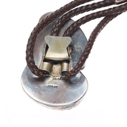 Vintage Phil Zachary Dry Creek Turquoise southwestern sterling silver bolo tie