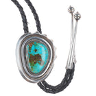 Vintage Sterling silver turquoise Navajo Jonathan Nez bolo tie