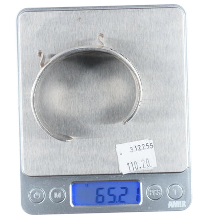 7" Benjamin Mansfield Hopi Overlay Kokopelli watch cuff bracelet sterling silver