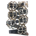 Long Vintage Navajo sterling silver sandcast concho belt