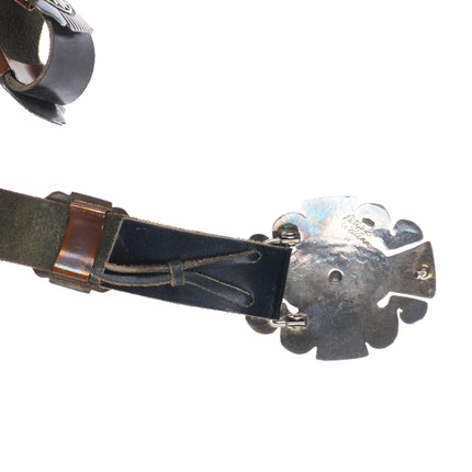 49" Vintage Navajo sterling silver ketoh style concho belt Patrick Williams