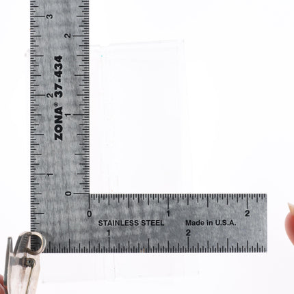 Allen Pooyouma Hopi Overlay Mud Man Kachina pendant pin/brooch sterling silver