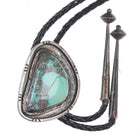 c1960 c-31 Bisbee turquoise Navajo sterling silver bolo tie