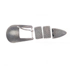 Delbert Saunders Navajo Sterling silver intricately stamped 3/4