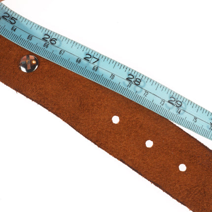 Vintage sterling silver Rhodochrosite concho belt with nice buckle