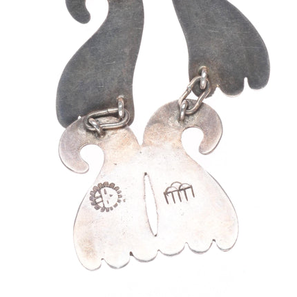 c1950's Victor Coochwytewa Hopi sterling silver 20" necklace