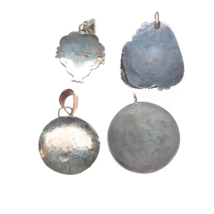 Vintage Navajo/southwestern sterling silver pendant lot/collections turquoise