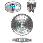 40's-50's Vintage Navajo/Zuni/southwest sterling silver/turquoise pin/brooch lot