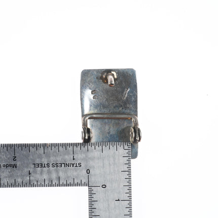 Vintage DB Navajo sterling silver small belt buckle