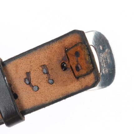 3/4" 10k gold/Sterling silver Sunset Trails vintage ranger belt buckle set