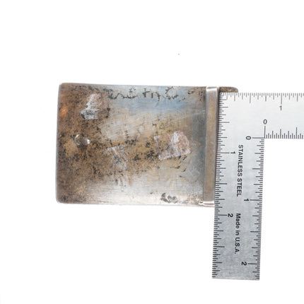 Vintage Hopi Silvercrafts Guild sterling silver Kokopelli belt buckle