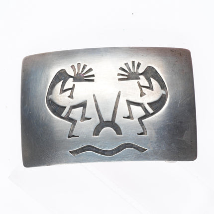 Vintage Hopi Silvercrafts Guild sterling silver Kokopelli belt buckle