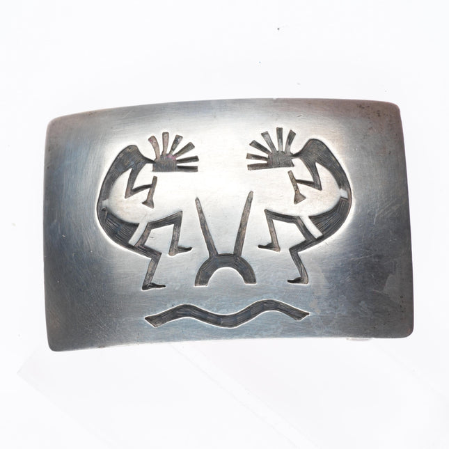 Vintage Hopi Silvercrafts Guild sterling silver Kokopelli belt buckle