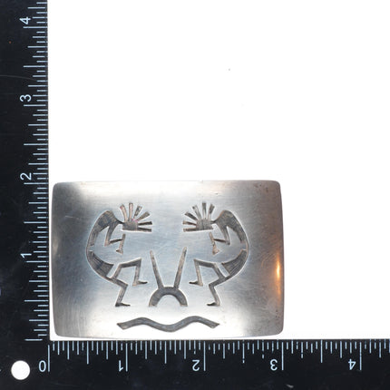 Vintage Hopi Silvercrafts Guild sterling silver Kokopelli belt buckle